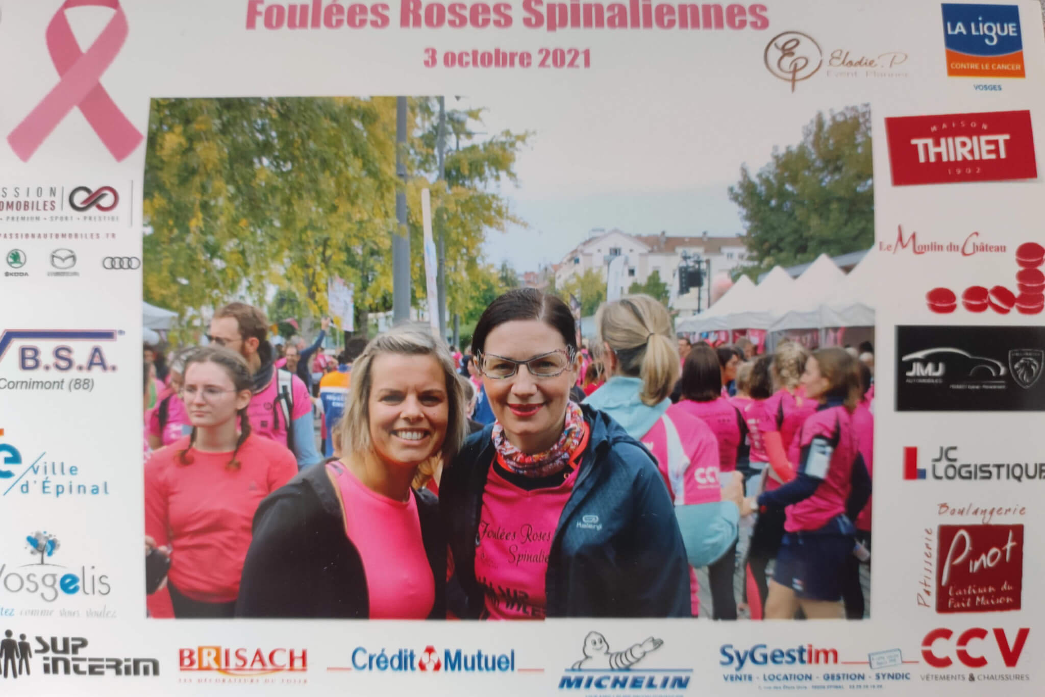 FMS foulees roses - octobre 2021 ligue contre le cancer