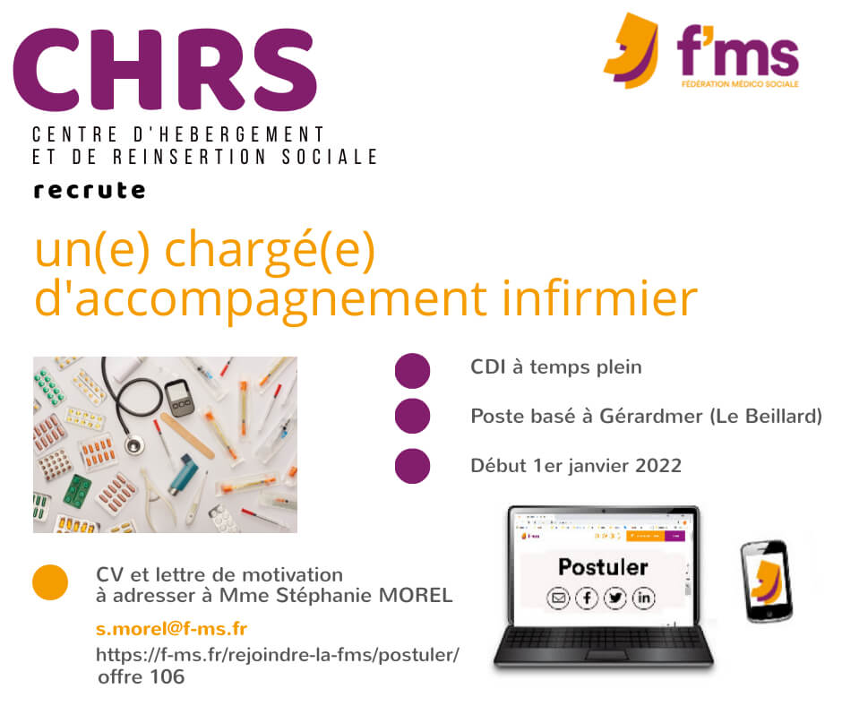 FMS chrs offre charge accompagnement infirmier h.f