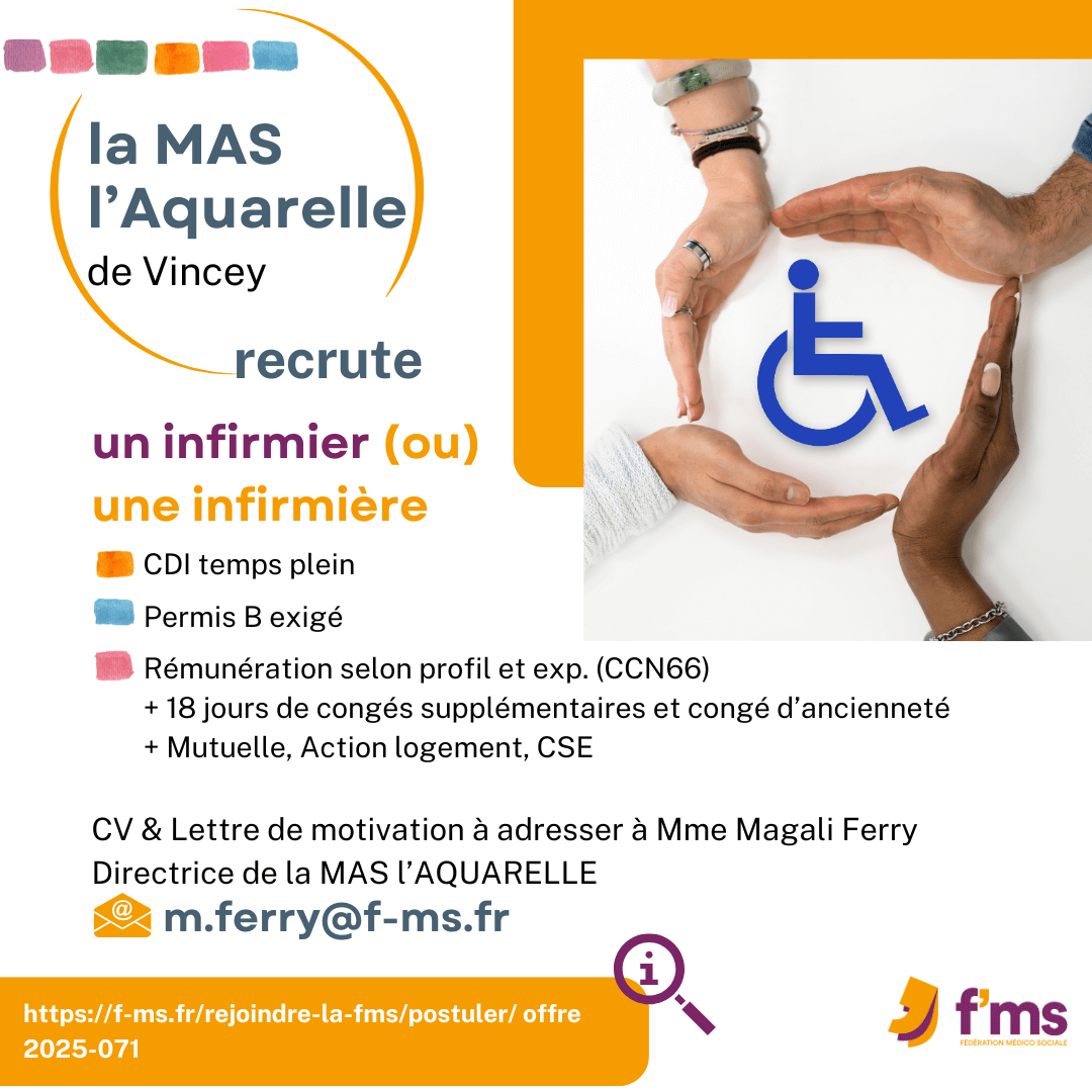 federation medico sociale fms postuler2025 2025 071 mas aquarelle recrute IDE CDI HF 74 FMS | Fédération Médico Sociale
