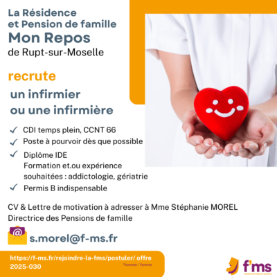 federation medico sociale fms postuler mon repos recrute ide cdi tps plein 